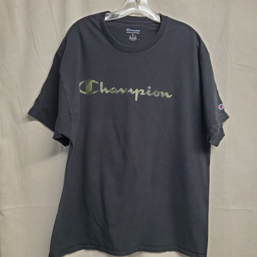 Champion Black Short Sleeve Tee